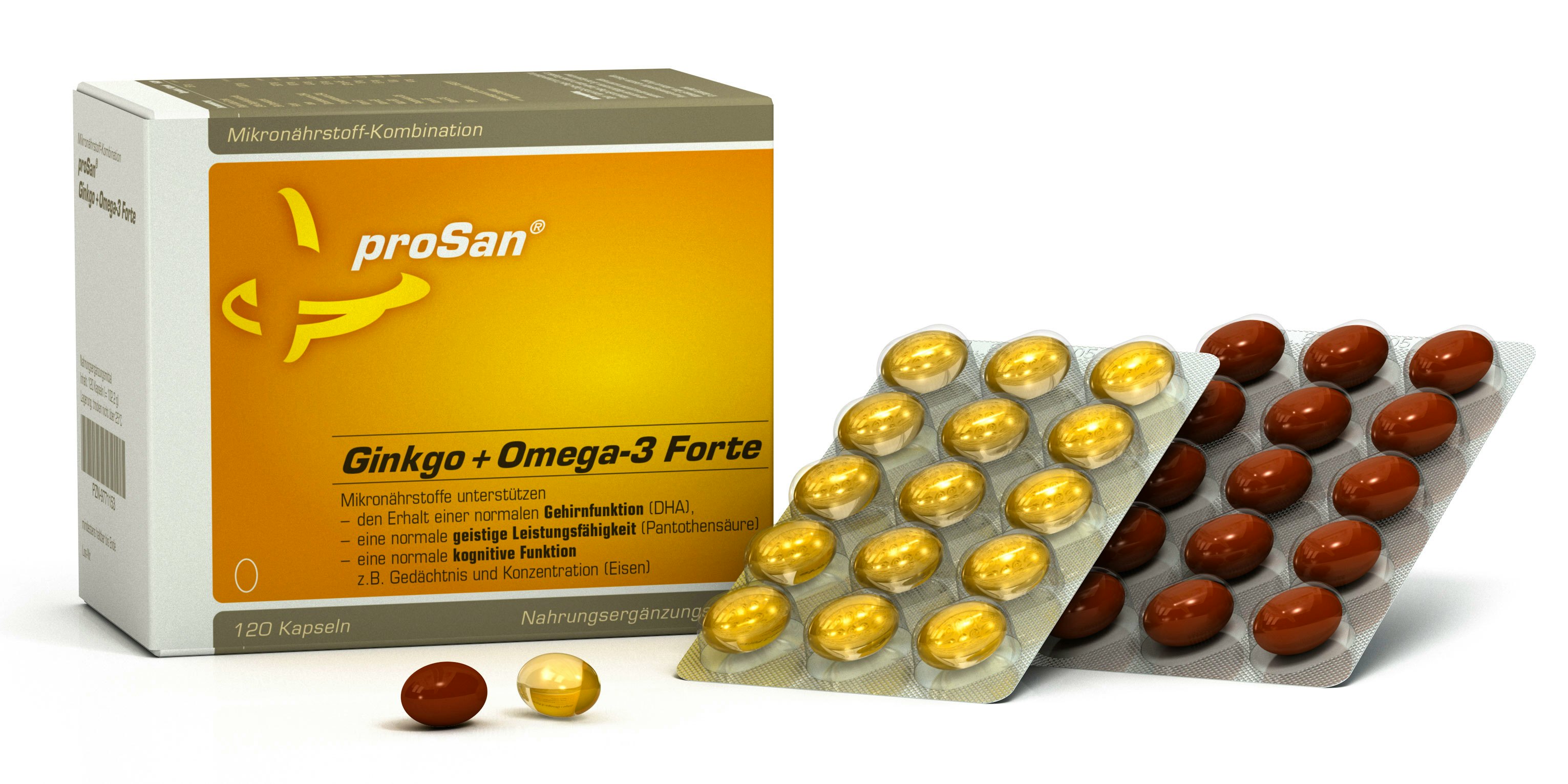 proSan Ginkgo+Omega-3 Forte