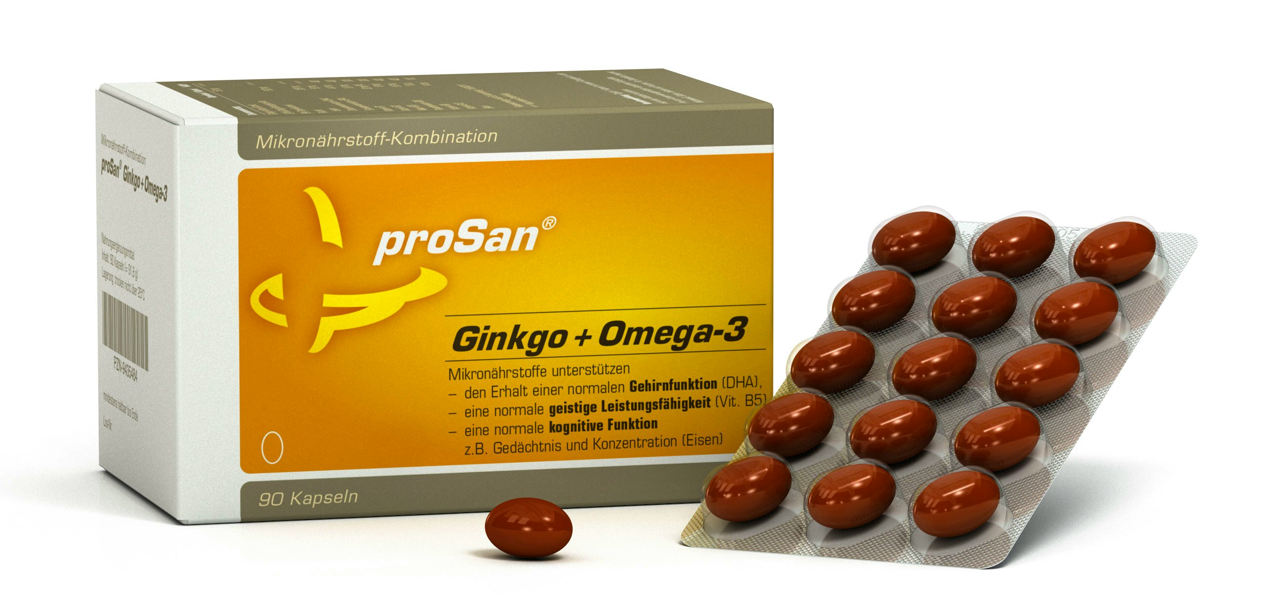 proSan Ginkgo+Omega-3 (90 Kapseln)